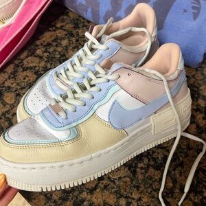air force 1 “shadow” pastel